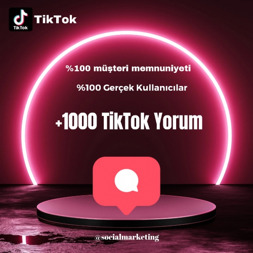  TikTok Yorum  Max 5K  Yabancı Kullanıcılar  Hızlı Başlar